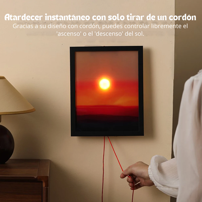 Atardecer Luminoso Estilo Cuadro