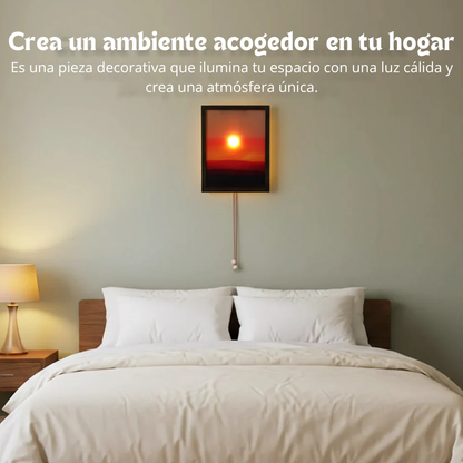 Atardecer Luminoso Estilo Cuadro